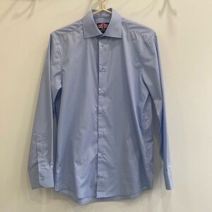 Blue dress shirt -